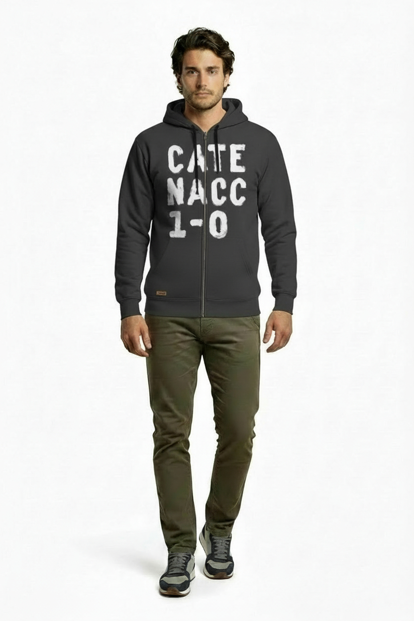 FCK Catenaccio Hoodie Zip Antra Catenaccio Hoodie mit Reißverschluss