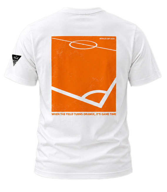 FCK Field Turns Orange Tshirt back