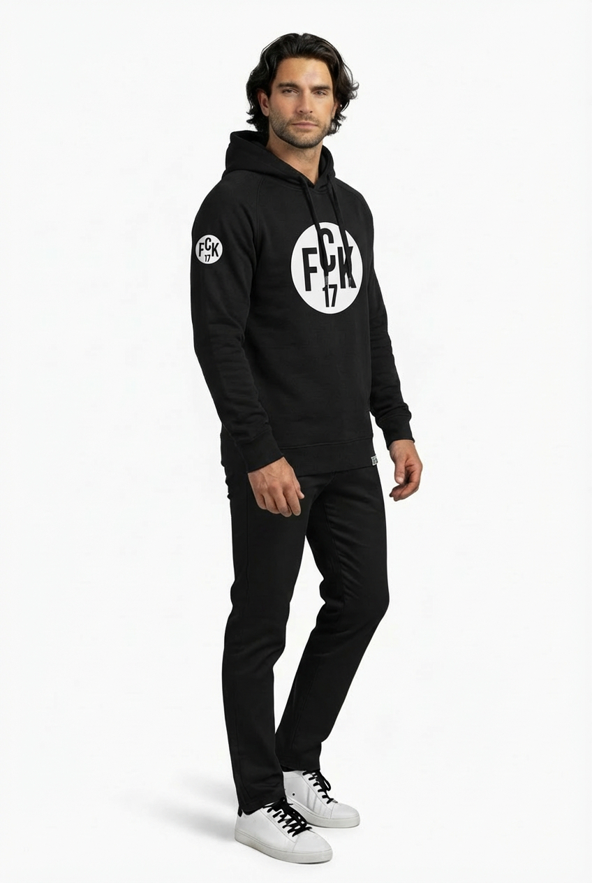 FCK Hoodie Black Sweat à capuche FCK noir
