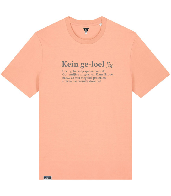 FCK Kein Geloel Peach Tshirt FCK Kein Geloel Peach Tshirt