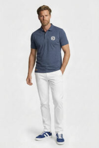 FCK Polo Heather Blue