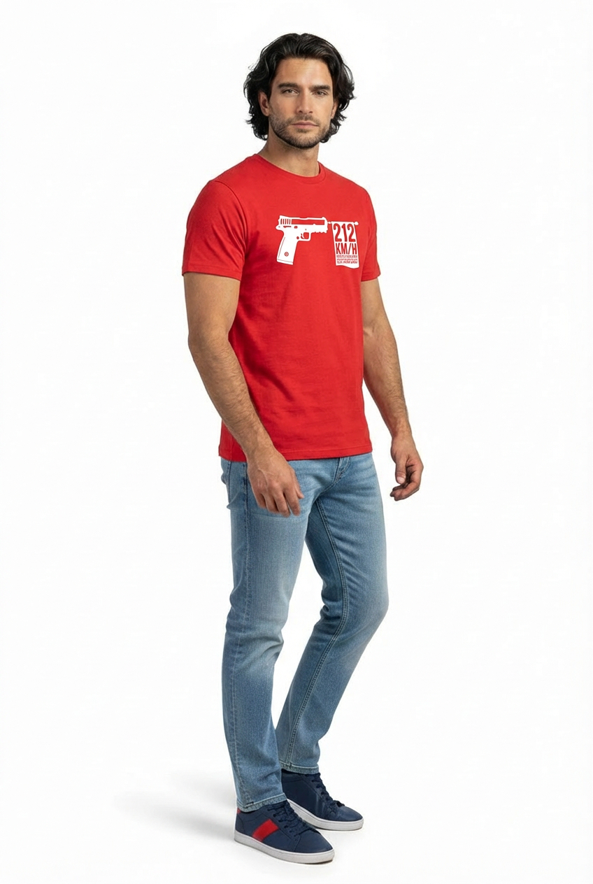 FCK Fastest shot ever Tshirt Red FCK Fastest shot ever Tshirt Red