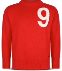 Nummer 9 trui - Rood