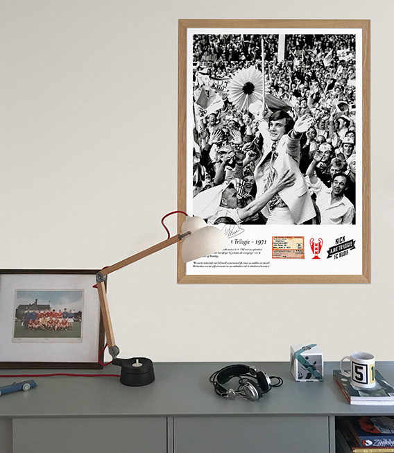 Ruud Krol Ajax poster voorbeeld 2