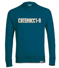 Catenaccio voetbal sweater blauw van organisch katoen