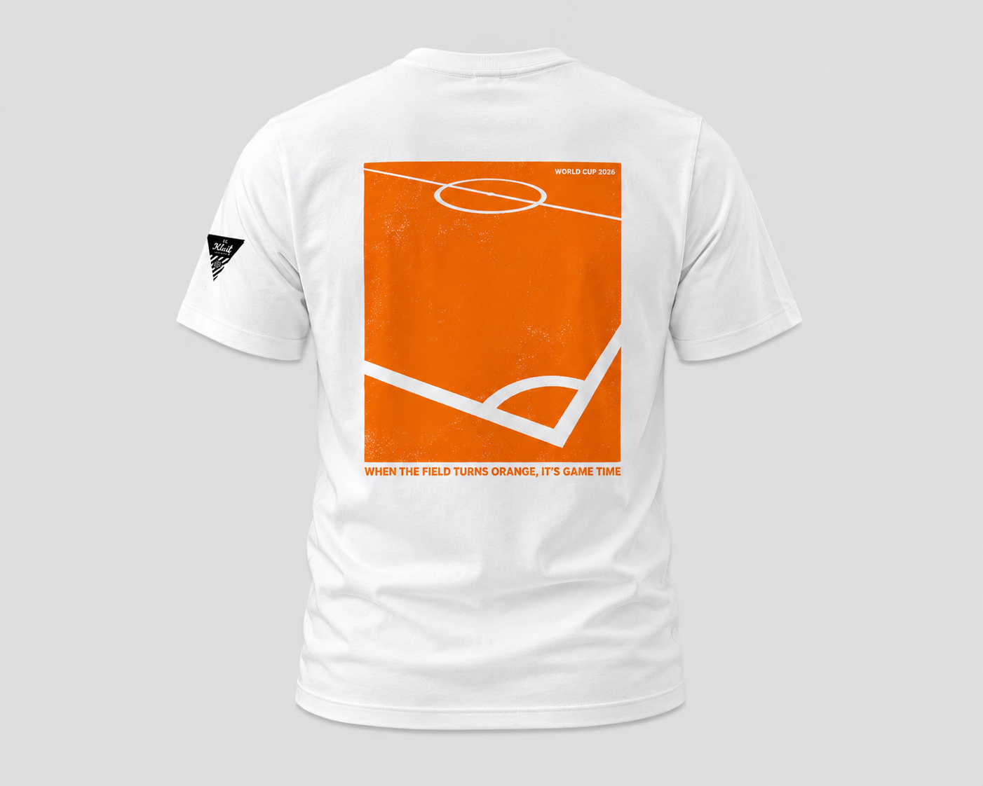 FCK When field turns orange football t-shirt FCK : T-shirt de football « When field turns orange »