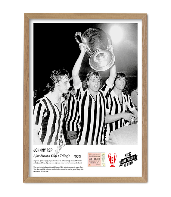 Johnny Rep Ajax poster kopen? | FC | Retro Ajax posters |